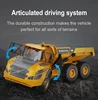 Large RC truck 1:20 Double E E591 A40G Rc Dumper Alloy Cars Trucks Remote Control Car Tractor Articulated Dump Engineering Car 5