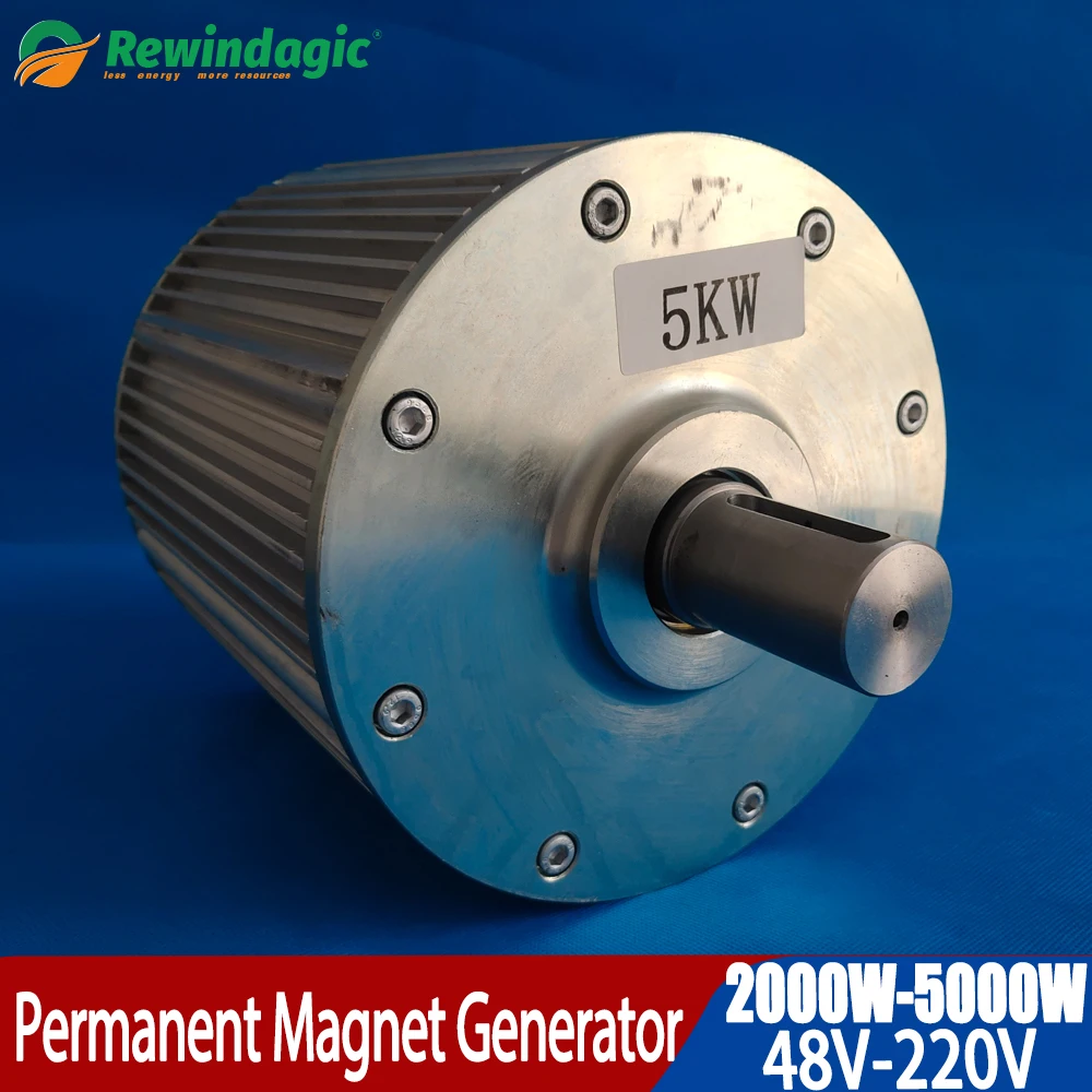 Low Speed 2KW 3KW 4KW 5KW 96V 120V 220V Gearless Permanent