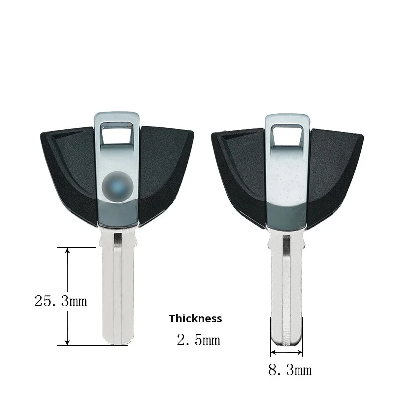 BMW motorcycle key embryo suitable for BMW F650 F700 F800GS R1000RR R1200GS (can be placed anti-theft chip)