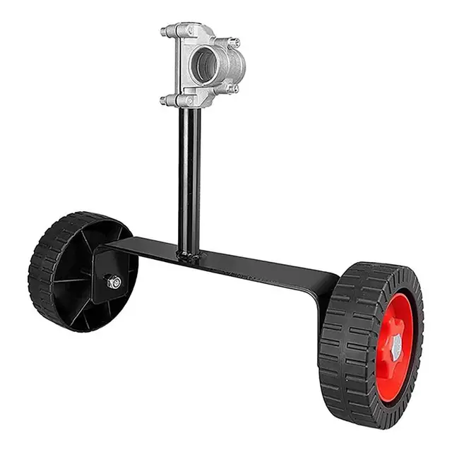 Gyomi Evő Kerekek Állítható Gyomnövényes Segédkerekek Univerzális Húr Trimmer Fűfűtő Gyomvágó Fűnyíró Támogatás