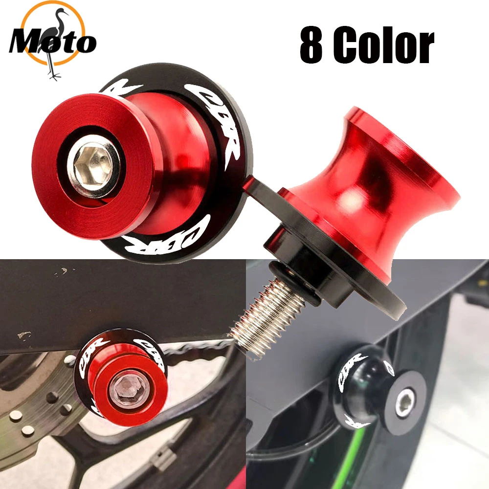 PSLER Basamenti Per Specchietti Moto In Alluminio – Tappi Copri Foro Per CBR, GPR E Modelli Selezionati (Nero, Coppia)