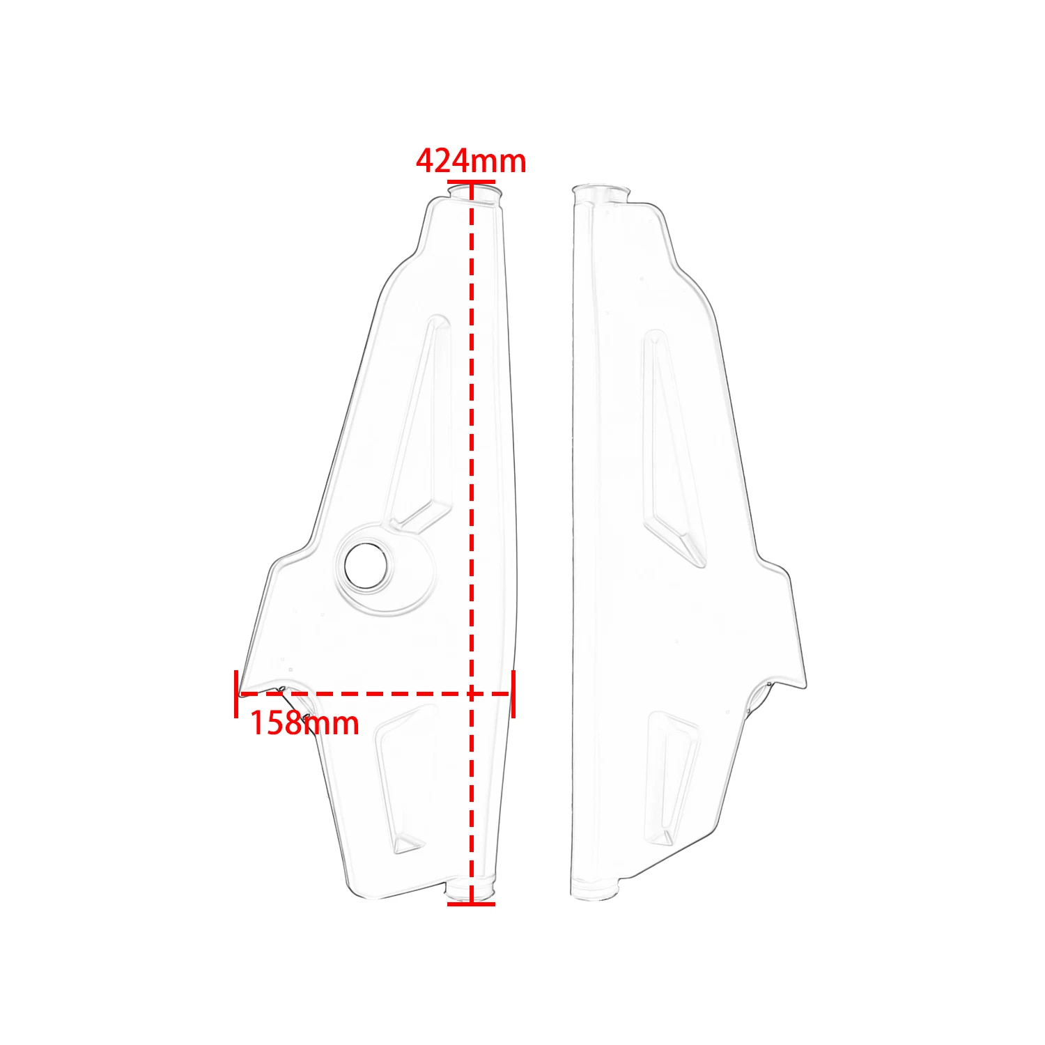 BMW F 850GS F 800GS F 750GS 오토바이 액세서리 프레임 사이드 페어링 장식 커버 플레이트 머드가드 인필 세트