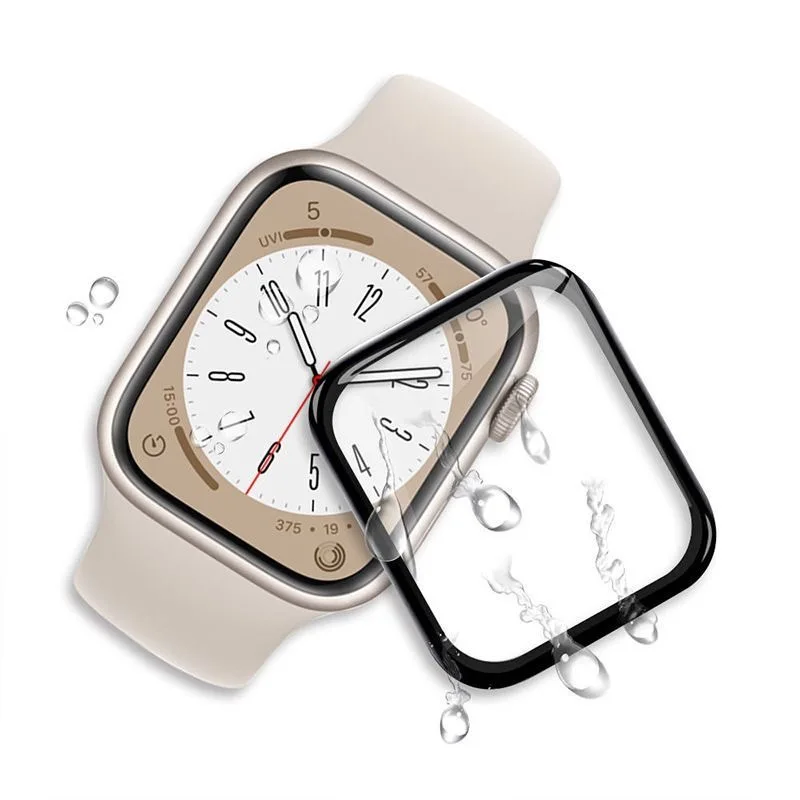 Proteggi schermo per Apple Watch Series 10-9-8-7-6 5 Se ultra-2 49mm 41mm 45-42-46mm 44mm (non vetro temperato) Accessori pellicola