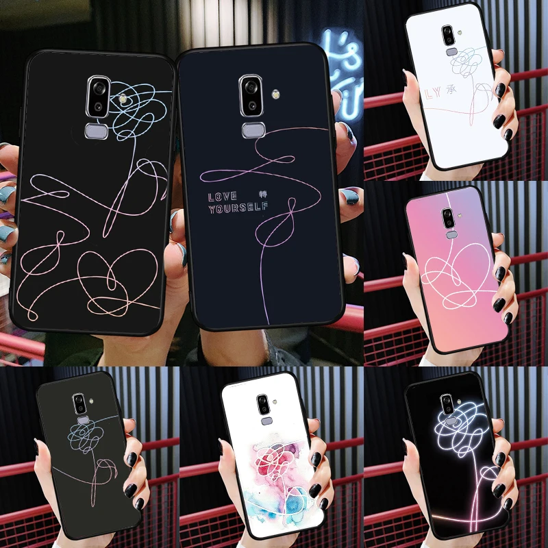Чехол Love Yourself для Samsung J1 J3 2016 A3 A5 J7 J5 2017 A7 A9 J8 J4 J6 A6 A8 Plus 2018 | Мобильные телефоны и