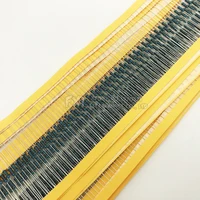 100Pcs 1/4w Metal Film Resistor 1% 10 ohm - 2.2M Ohm 1R 10R 100R 220R 1K 10K 100K Resistance - Image 2