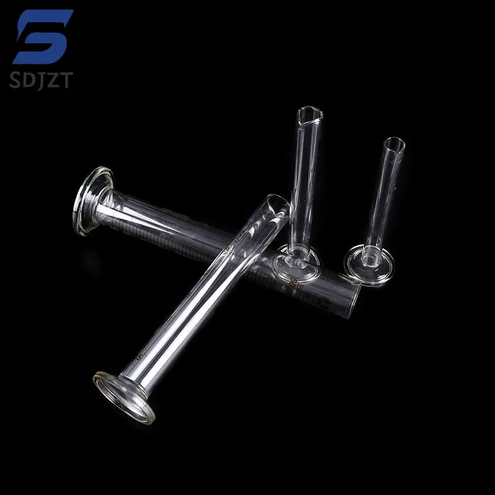 50ml 1pc Glass Measuring Cylinders Chemistry Laboratory Measure Graduated Glass Measuring Cylinder