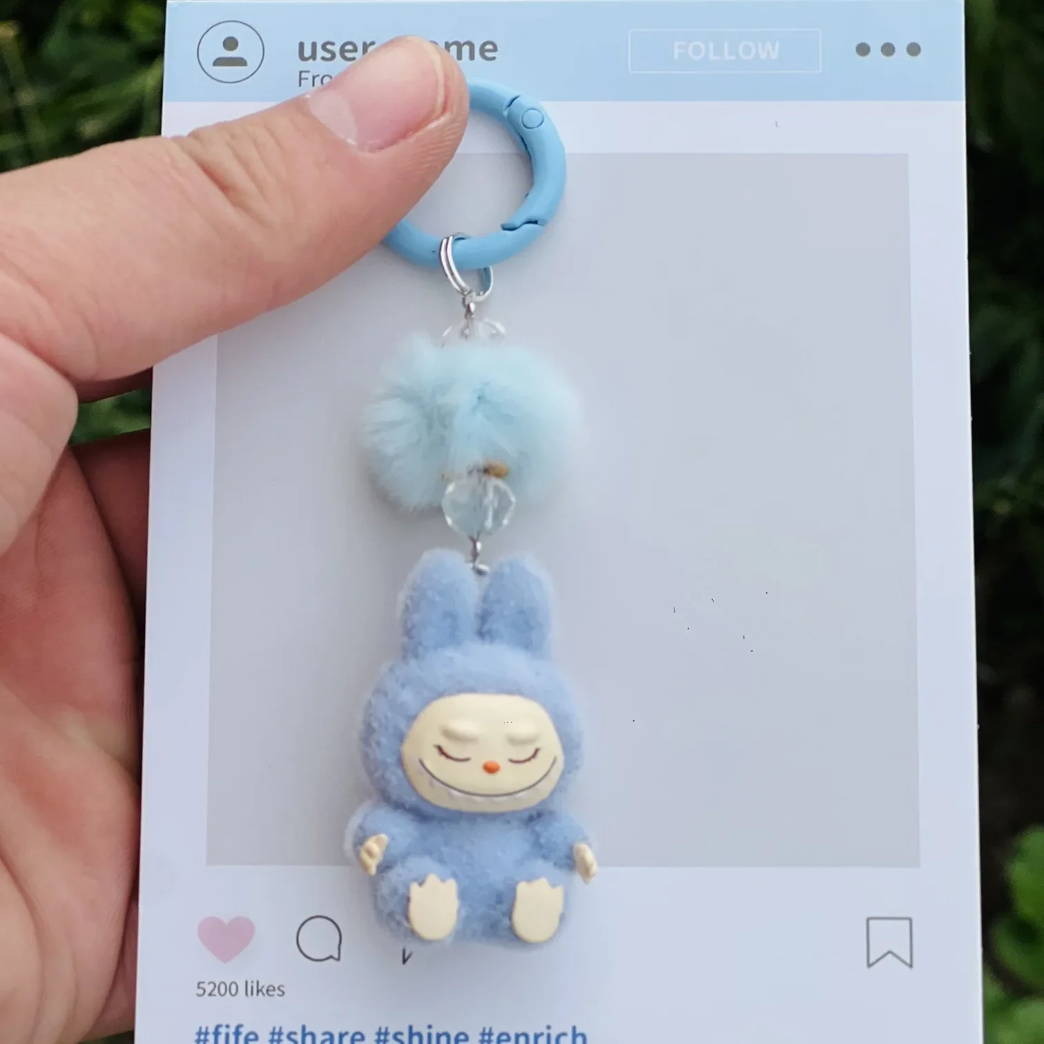 Plush Keychain for Bag and Phone