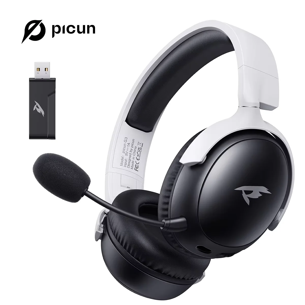 Picun G3 Gaming Wireless Headphone with Mic Over-Ear
