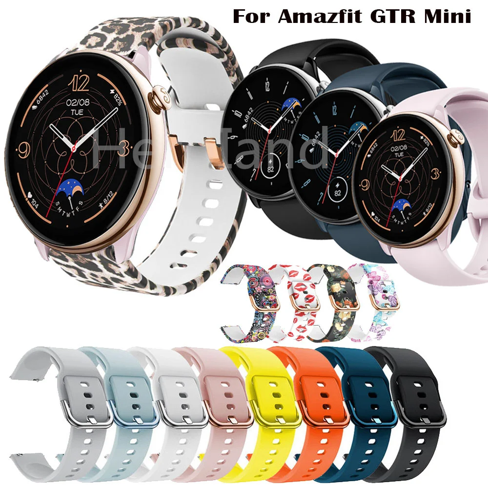 Correa de silicona para reloj Huami Amazfit GTR Mini, pulsera de