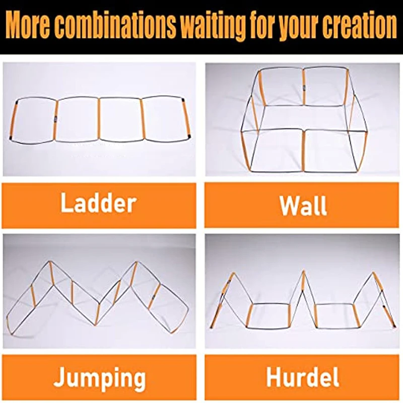 Multifunctional Agility & Speed Training Ladder for Soccer & Footwork Improvement