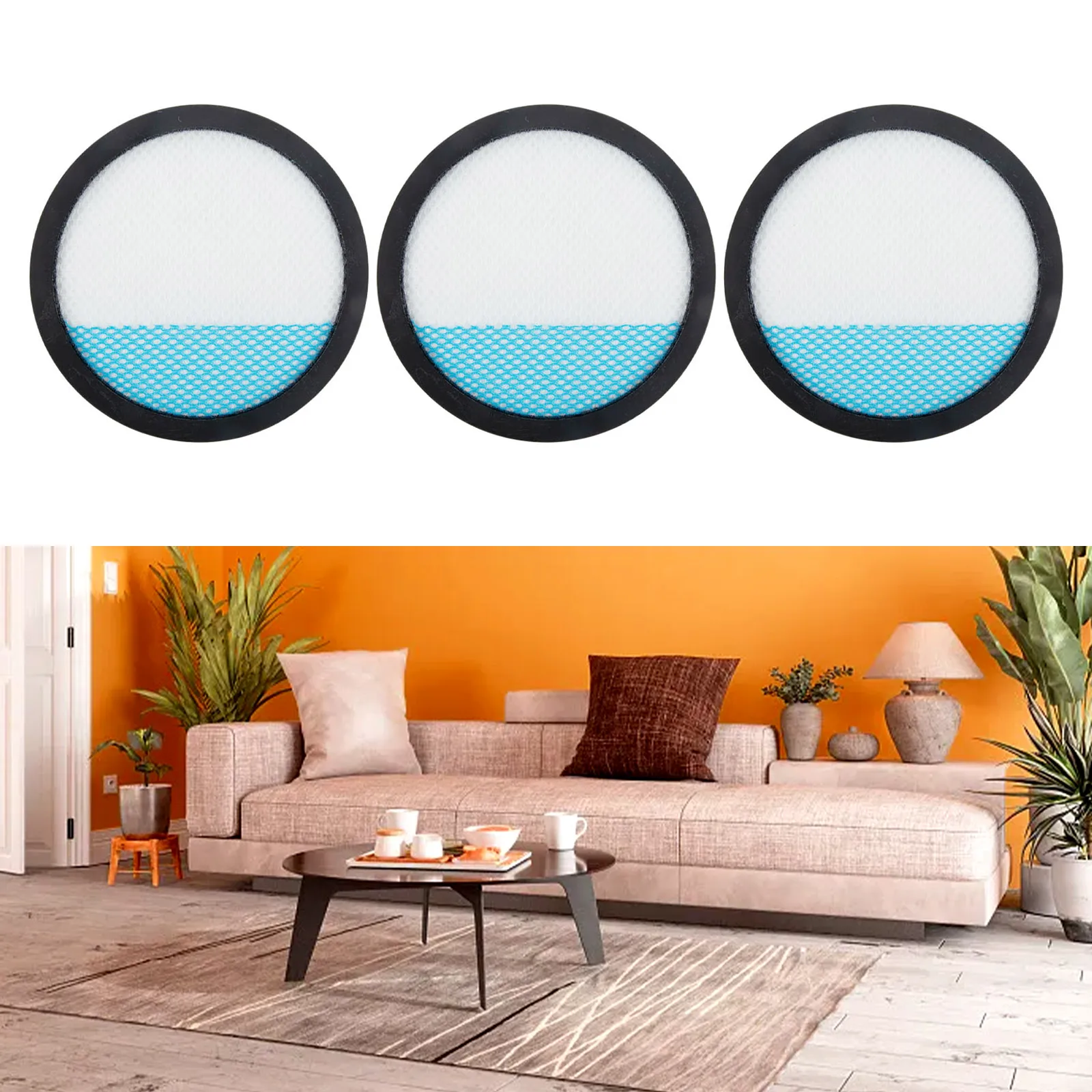 

Filter The Exhaust Air For 18V 1+ Cordless Stick Vacuum PCL720 PBLSV716 A32S V720N Reusable Filters