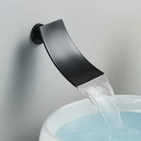 Bathtub Wall Mounted Faucet Set Bathroom Shower Faucet Waterfall Outlet Cold And Hot Mixing Mixer With Bath Tub Spout 2