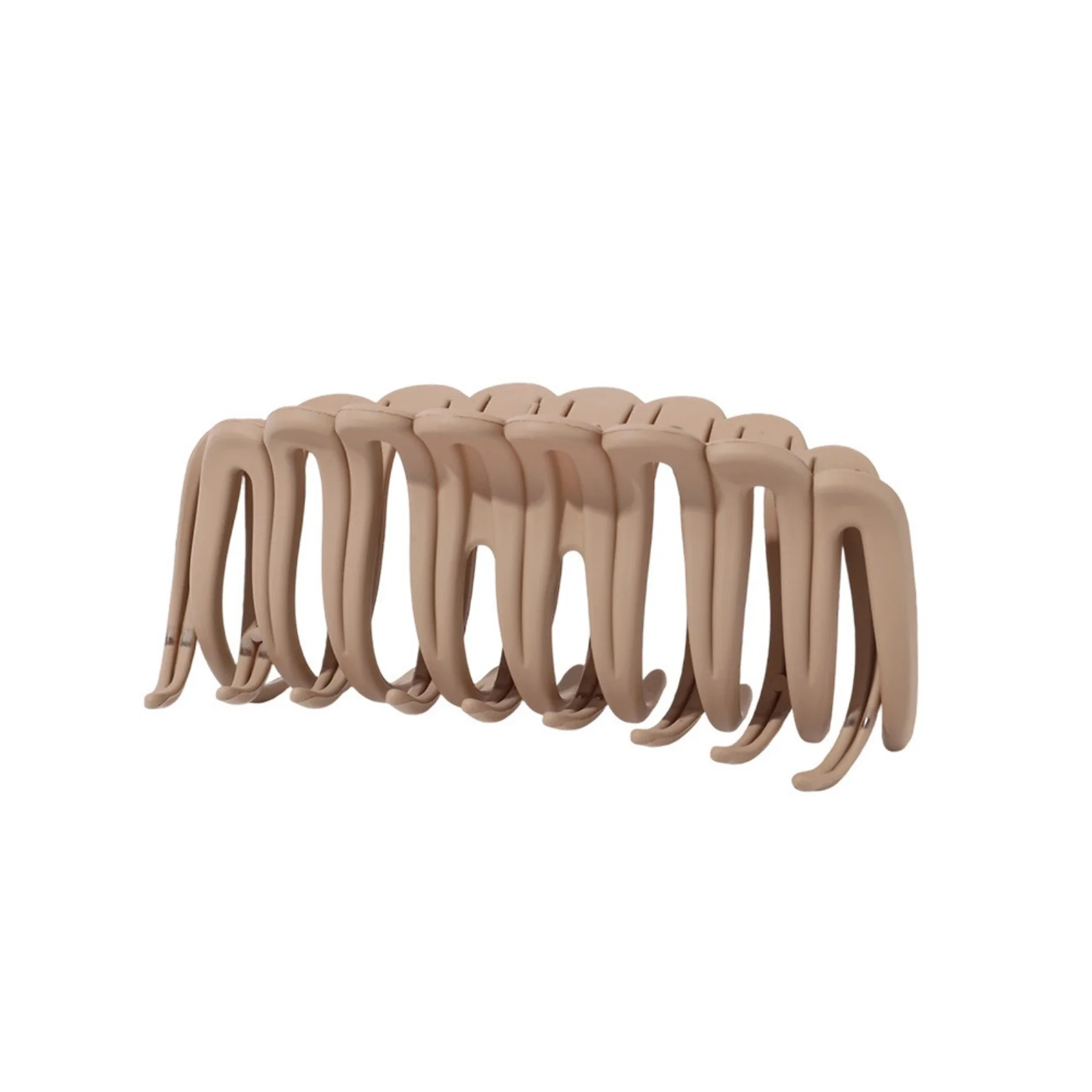 1PC　Minimalist Matte Hair Claw Clips Set, Neutral Tones for Elegant Updos, Durable Styling Accessories for Women