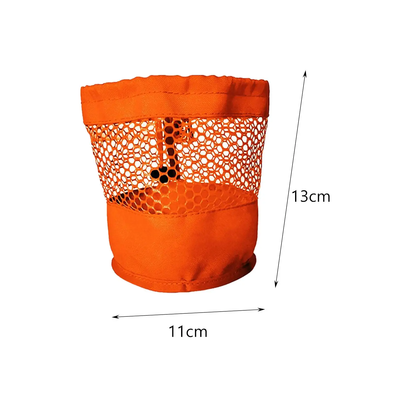 Golf Ball Bag Drawstring Mesh Bag Holder Portable Net Drawstring Pouch for Diving Gym Sports Tennis Balls Washing Toys