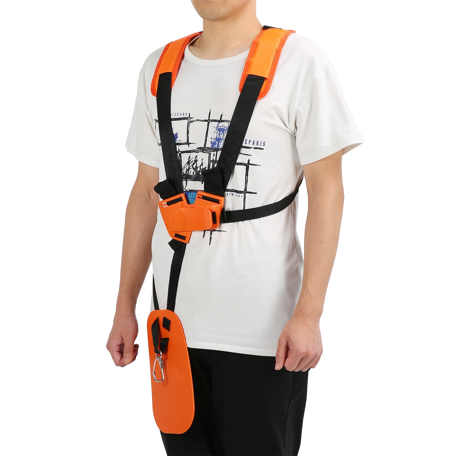 Lawn Mower Nylon Belt Trimmer Strap Trimmer Shoulder Strap Lawn Mower Harness Strap Double Shoulder Nylon Belt for Brush Cutter 6