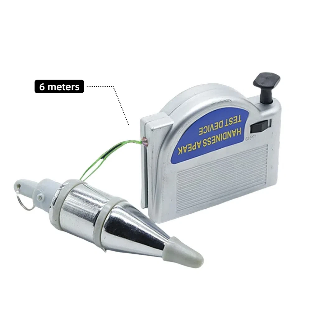 6M Automatically Retractable Plumb Bob Flexible Magnetic Plumb Bobs Tool Portable Quickly Stabilize Hammer Line Plumbbob