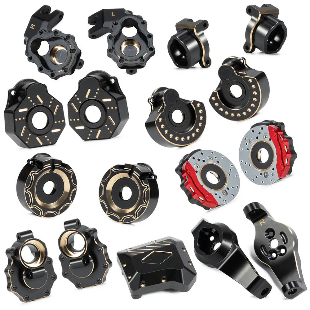 Scx10 Axles RC Portal Axles 1/10 Front And Rear Axle With T-lock  Differential For Traxxas TRX-4 Axle RC Crawler Climbing Car Upgrades Parts  Injora Rc Axle Parts