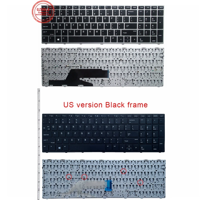 Teclado do Portátil dos Eua para hp Probook 450 g5 455 g5 470 g5 650 g4 650 g5 Inglês Novo