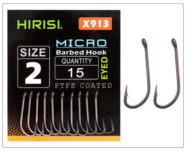 Ami Da Pesca Hirisi X503 - 15 Pz Con Ardiglione, Per Carpa E Pesci D'acqua Dolce - Foto 10
