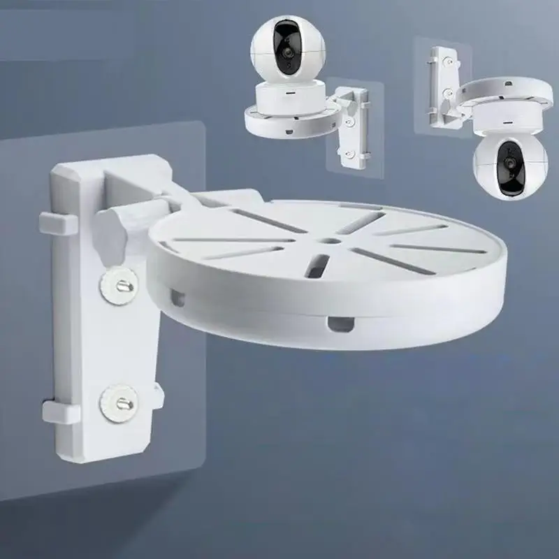 

Wall Mount Security Camera Floating Wall Shelves For Small Cameras No Drilling Mounting Bracket With 180 Rotation For Indoor