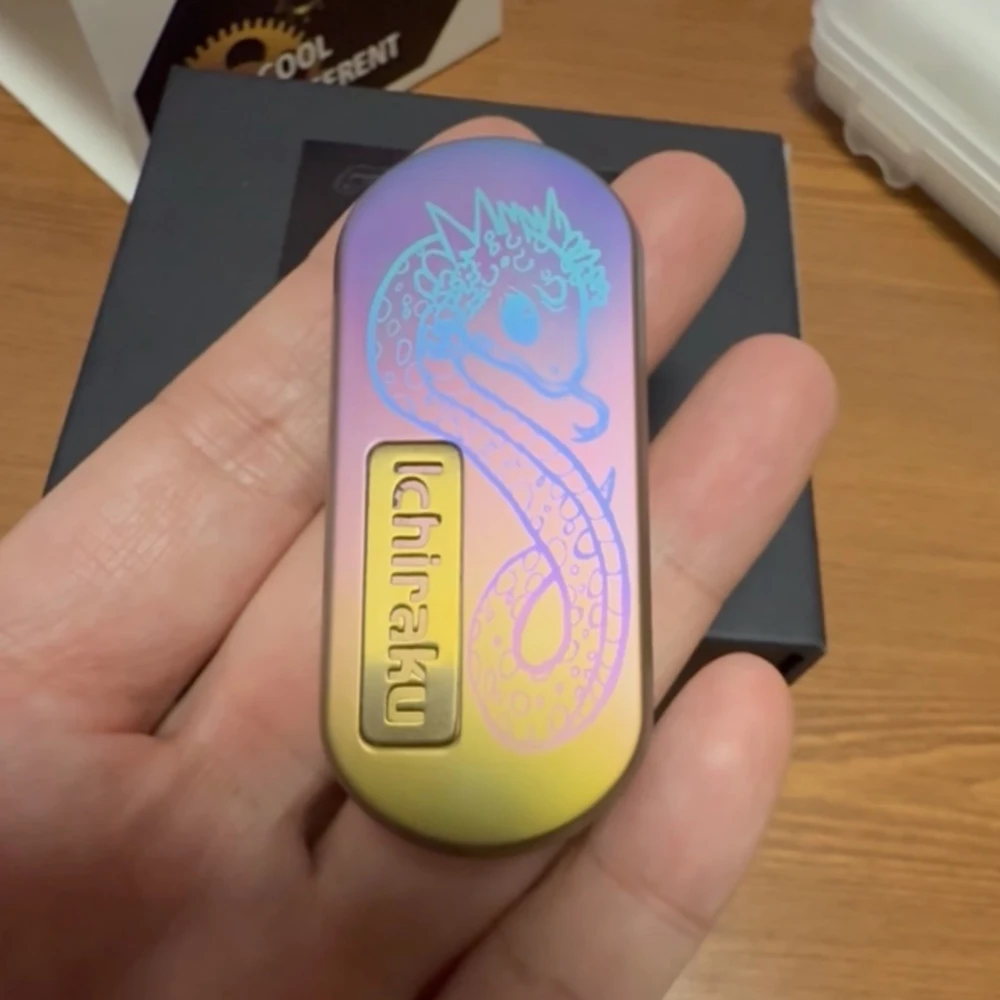 ZDEDC ガラガラヘビ音叉フィジェットスライダーストレスリリーフ