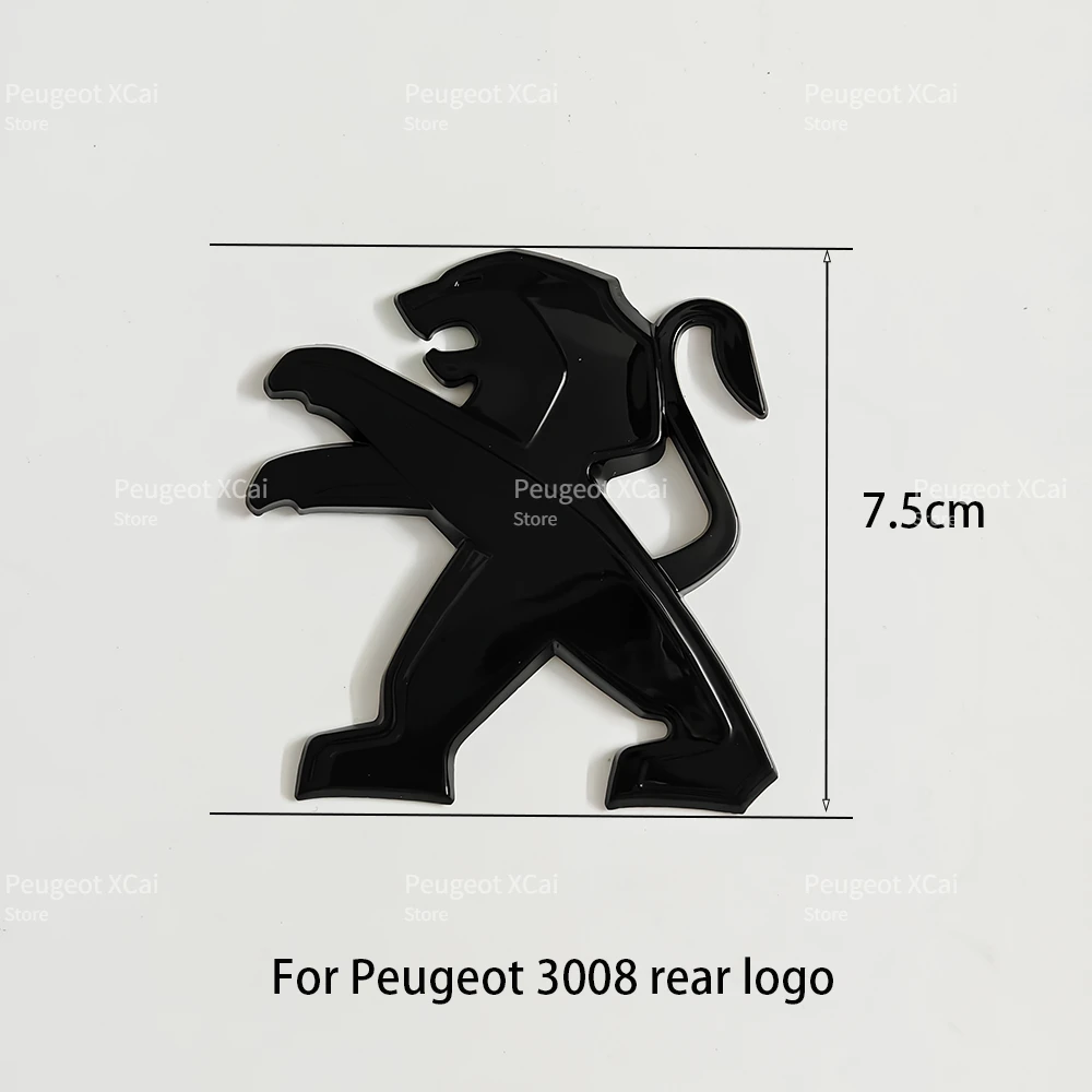 Car Emblems For Peugeot 3008 2023, Car Front And Rear Hood Trunk Grille - View #11