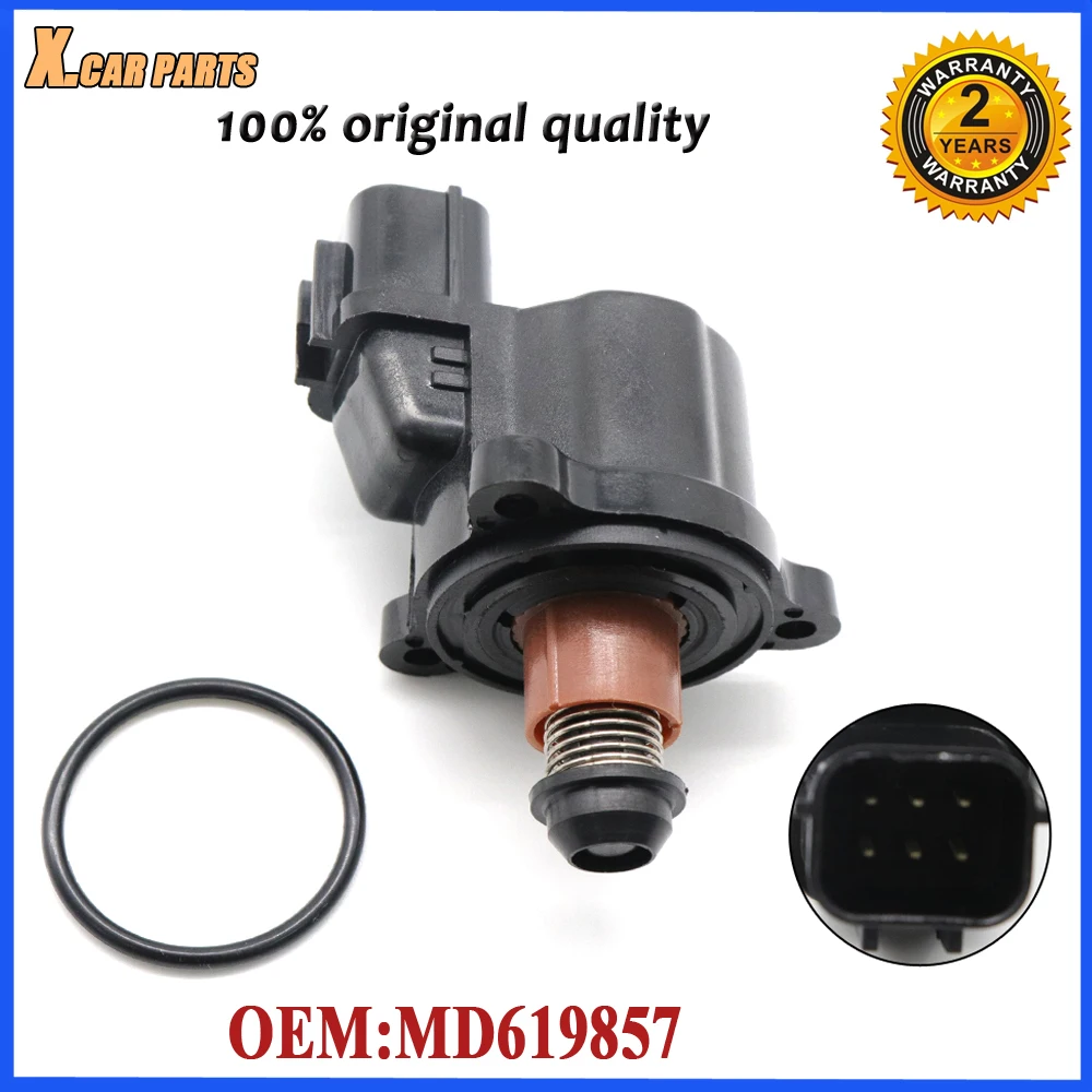 Клапан управления холостым воздухом MD619857 IACV для Chrysler Sebring Dodge Stratus Mitsubishi Eclipse Montero