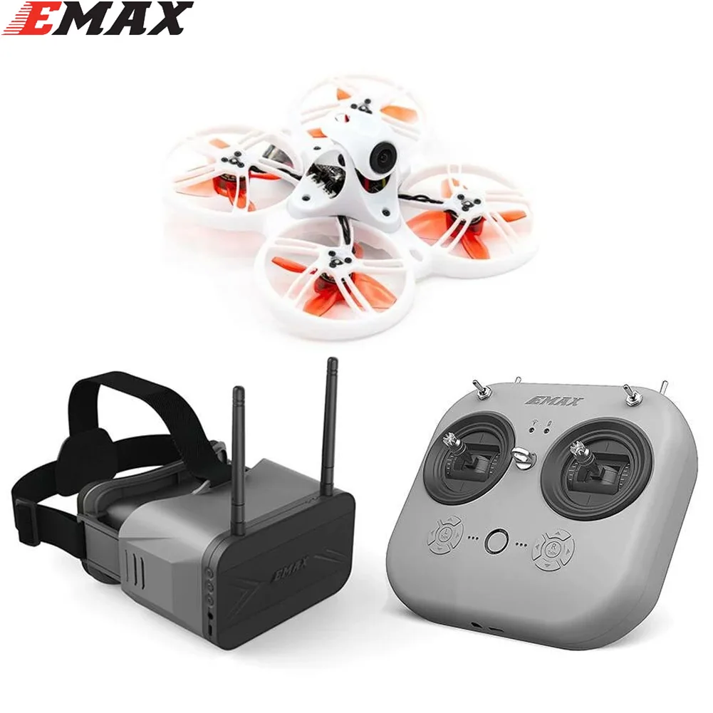 Emax Tinyhawk III RTF Kit RC FPV Racing Drone F4 5A 15000KV RunCam Nano 4 37CH 25-100-200mW VTX FrSky D8  Controller Goggles