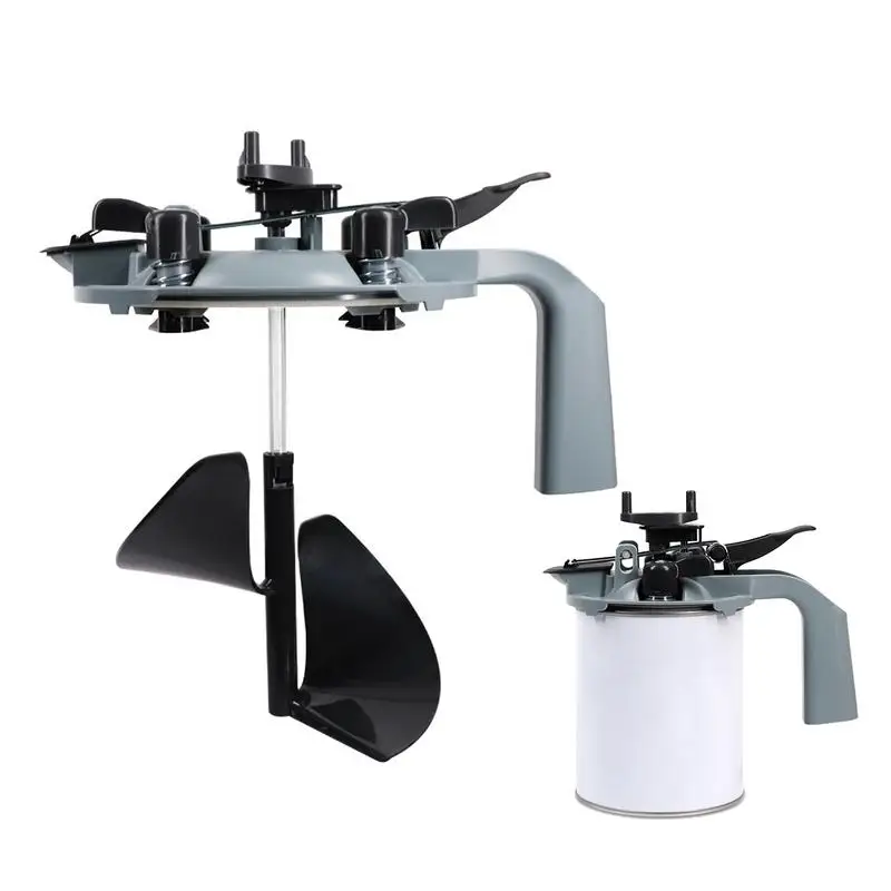 Mess-Free Mixing Mate Paint Can Lid with Built-In Agitator and Handle