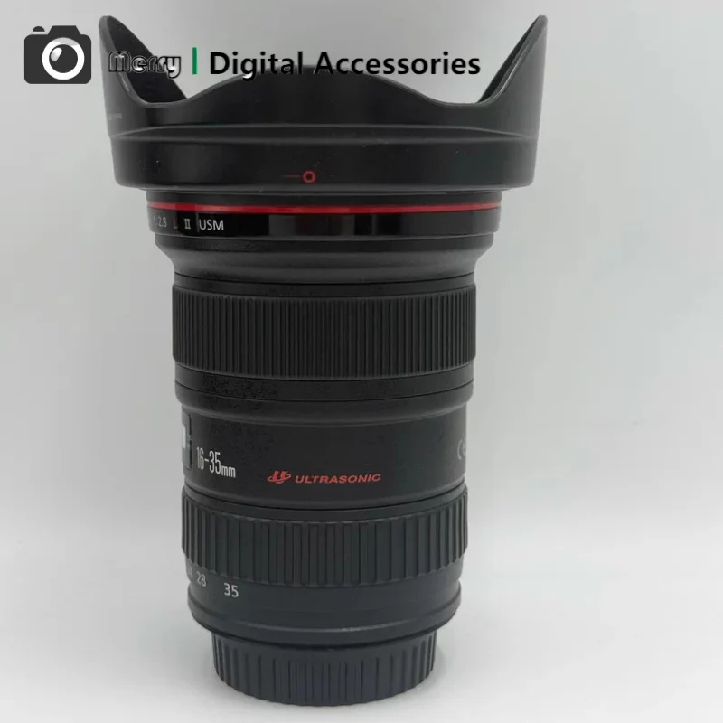 95% 새 상품  EF 16-35mm f/2.8L II USM 렌즈 초광각 줌 렌즈 (캐논 EOS 5D Mark IV 5D3 6D 7D 90D 80D 용)