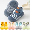 Animal Pattern Baby Floor Socks Non-slip Silicone Sole Cute Cartoon Toddler Shoes Breathable Casual Cotton Baby Boys Girls Shoes 1