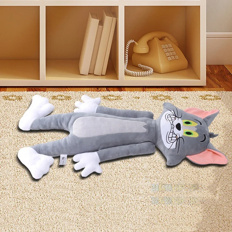 

Новинка 60 см Том и 50 см Джерри Мягкое Животное плоская серия плюшевая игрушка милая сдавливаемая Подушка необычная уродливая милая кукла