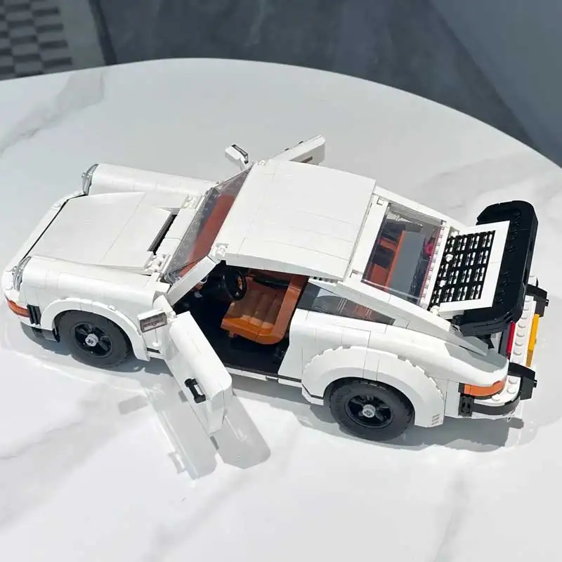 Building Block Toys Craft Toys 1458pcs Technical Retro Car Model Building Blocks Set 2in1 Race Classic Model Kit DIY Christmas Gift