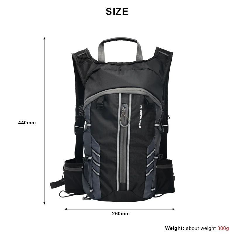 Sac à Dos Vélo Lixada - Capacité Extensible 20-35 L, Tissu 900D Résistant, Bandes Réfléchissantes - Gris - 11