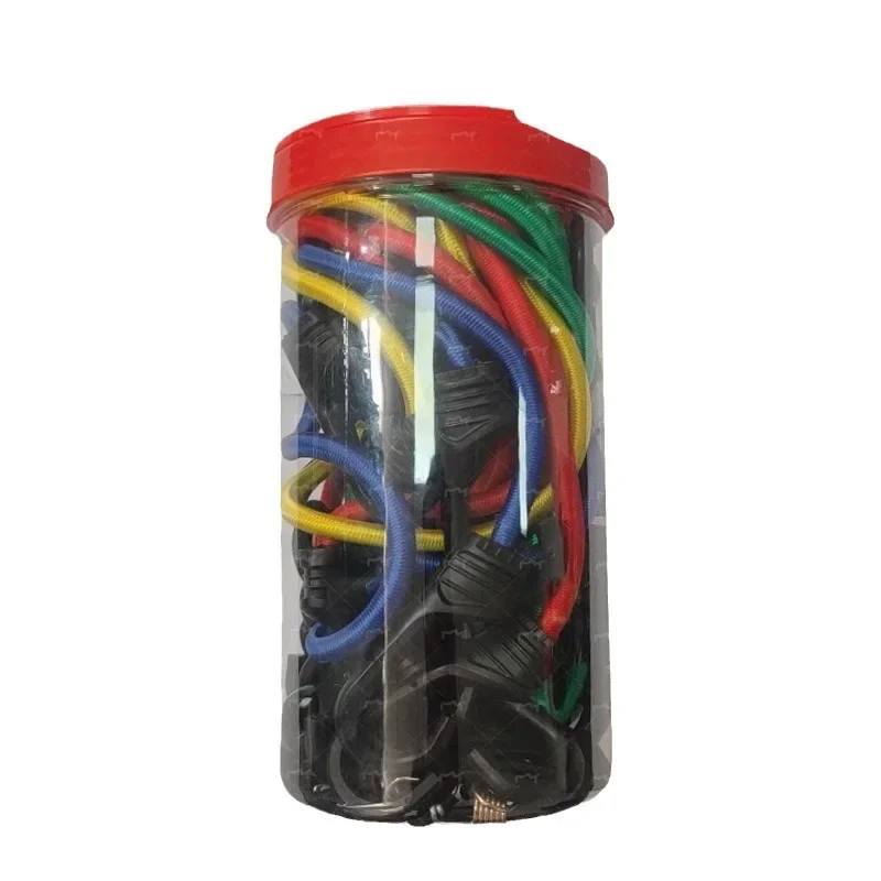 Cross-Border 24-Piece Set Elastic Belt Electric Car Baggage Strapping Rope Ball Rope Cargo Strapping Jump