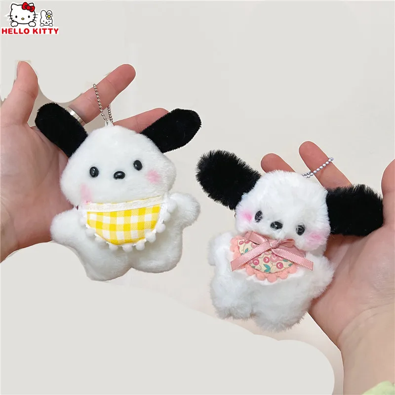 

Kawaii Sanrio Pachacco Plush Keychain Cartoon Cute Sanrio Pachacco Keyring Plushie Doll For Women Bag Pendant Toys For Girls