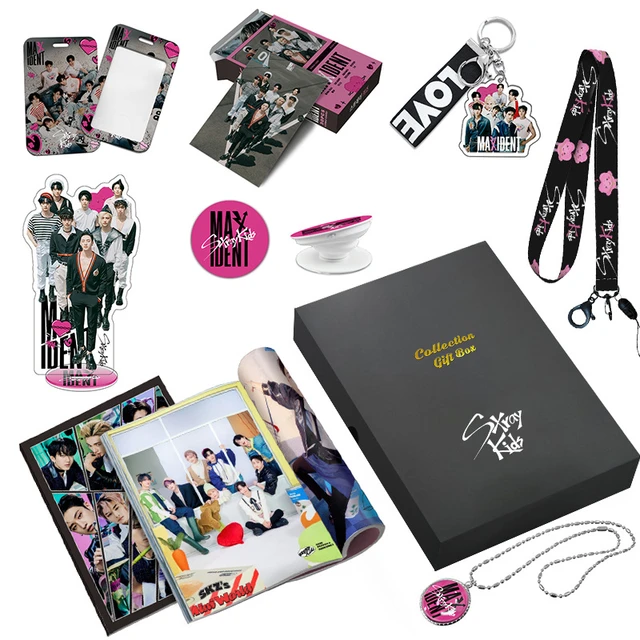 Kpop Stray Kids Album ROCK-STAR 5-STAR Mini Gift Box Including Sticker  Photocard Standee Brooch Keychain Accessories - AliExpress