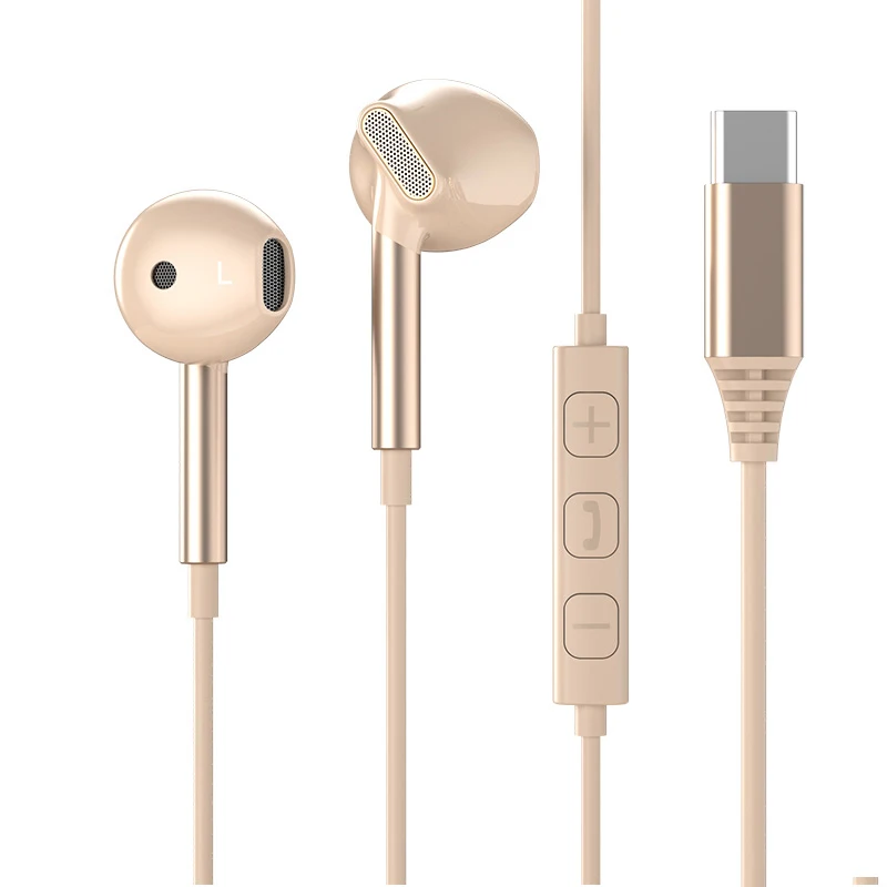 HiFi Surround Sound Wired In-Ear Headphones with Button Control