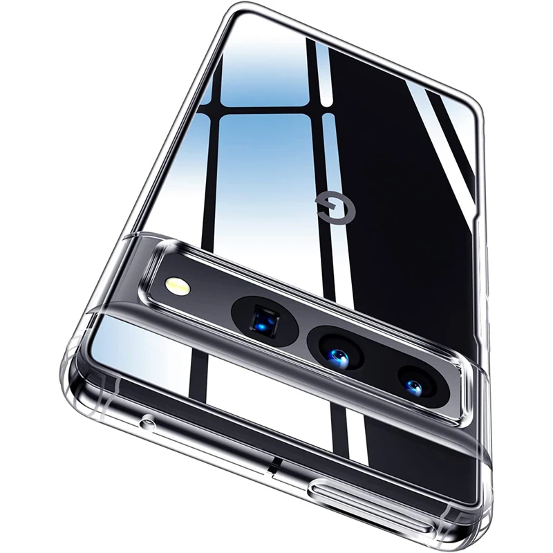 Custodia Trasparente Trasparente Per Pixel 7A Google Pixel7 Custodia Morbida In Silicone Paraurti Antiurto Anti-Caduta Per Google Pixel 7 7A 7Pro