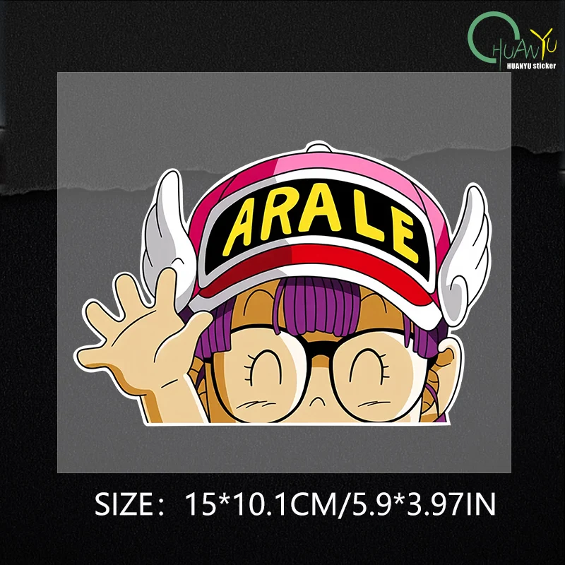 Für Arale Feine Aufkleber Vinyl Auto Aufkleber Körper Auto Stoßstange Lkw Camper Wasserdichte Sonnenschutz Aufkleber Benutzerdefinierte Druck – Detail 9