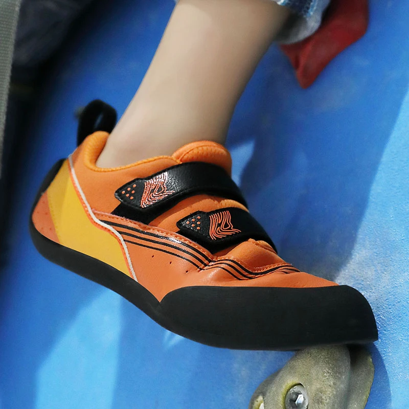 Zapatos de entrenamiento de escalada con amortiguación profesional para jóvenes, zapatillas de goma antideslizantes puntera protectora| | - AliExpress