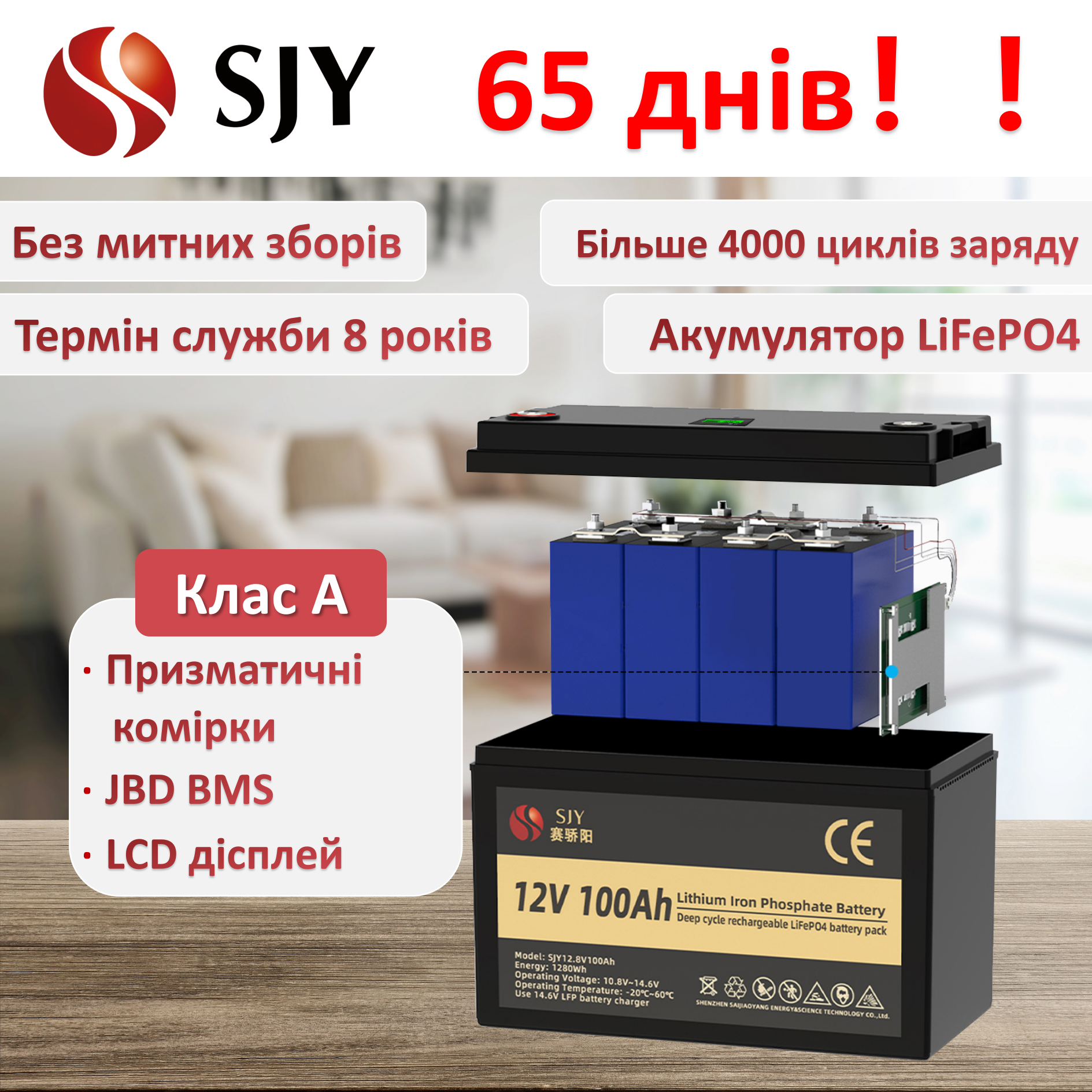 LiFePO4 Battery Pack 12V 24V 48V 100AH 200AH Lithium Iron Phosphate Battery for Boat/Car/Energy Storage System (Tax Free))