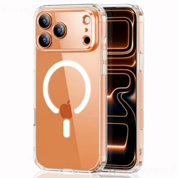 Magnetic Clear Phone Case with Anti - Yellowing and Wireless Charging Compatibility - iPhone 12 Mini