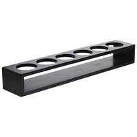 6 Holes Wooden Drink Paddle Shot Glass Holder Rack ganizer Cocktail Tray Storage Display Stand For Home Bar Party Use 2