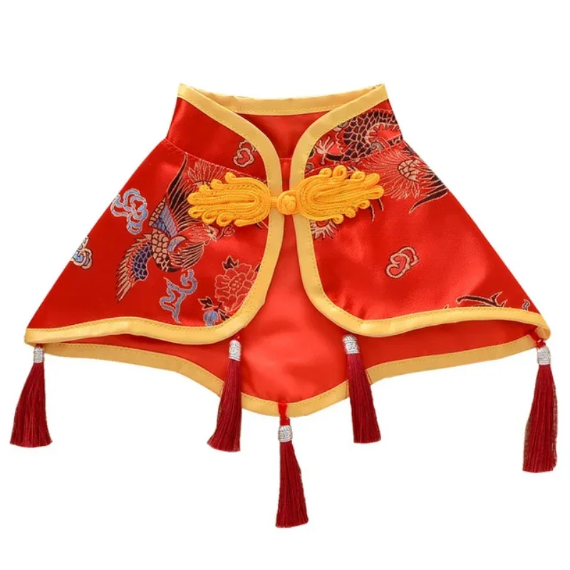Chinese New Year Pet Clothes Dog cloak Puppy Small Dog Costume shawl Cat Chihuahua Yorkshire Pomeranian Poodle Apparel Dropship