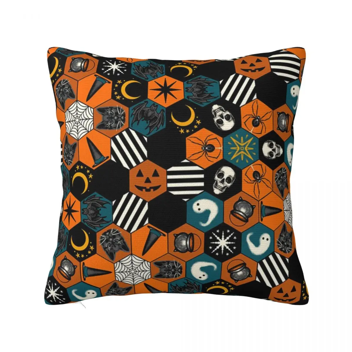 

Чехол для подушки с рисунком тыквы на Хэллоуин, 40 х40 см