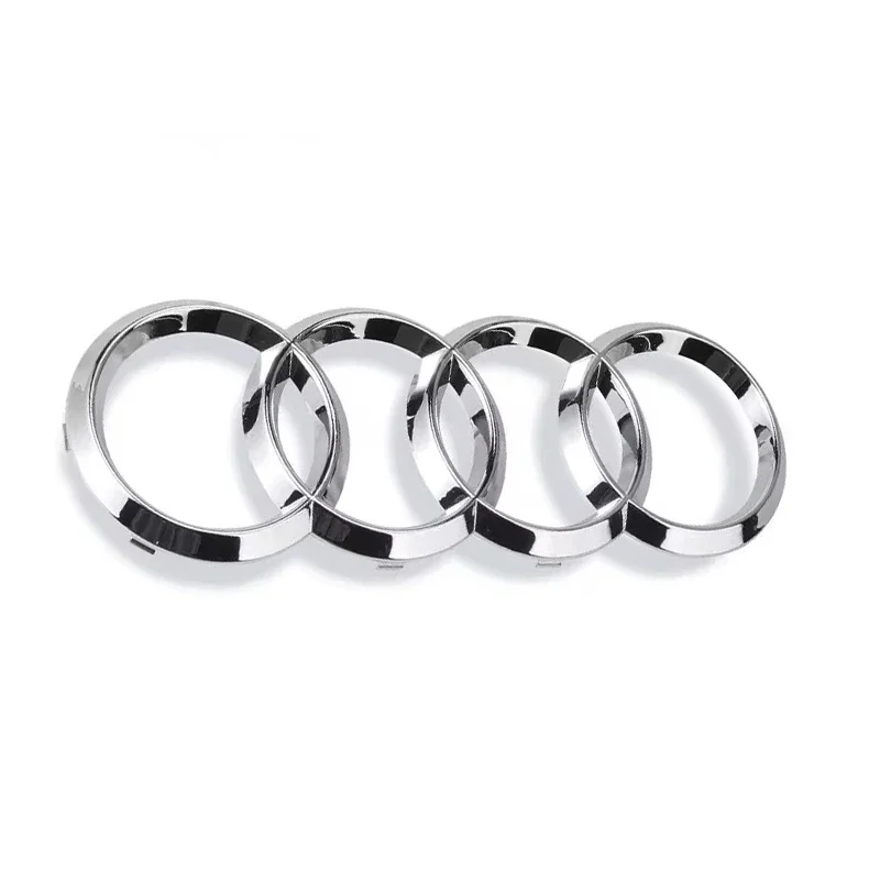 Paar Aufkleber Für Seiten Logo Audi Für A1 A3 A4 A5 A6 A7 A8 Tt Silber
