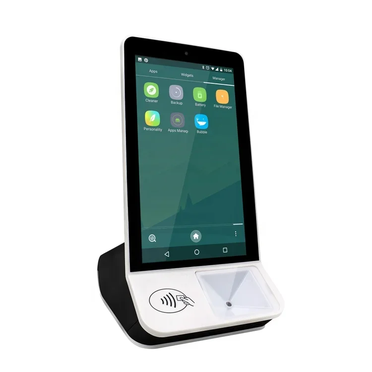 

Electronic signboard table pager system with printer 10.1 inch restaurant wireless ordering barcode scanner GC096