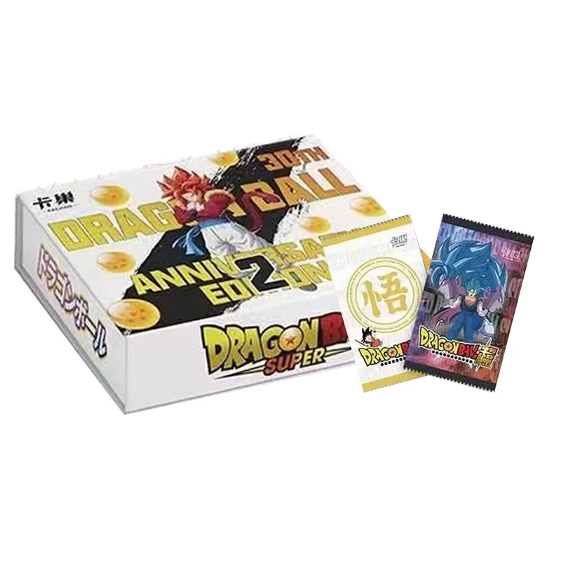 

Коллекция карт Dragon Ball Booster Box юбилей 2 издание 30TH редкий аниме игральные карты, игра