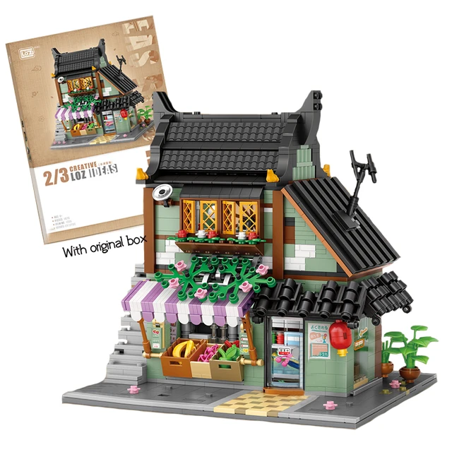 Building Blocks Japanese City  Restaurant Ramen Construction